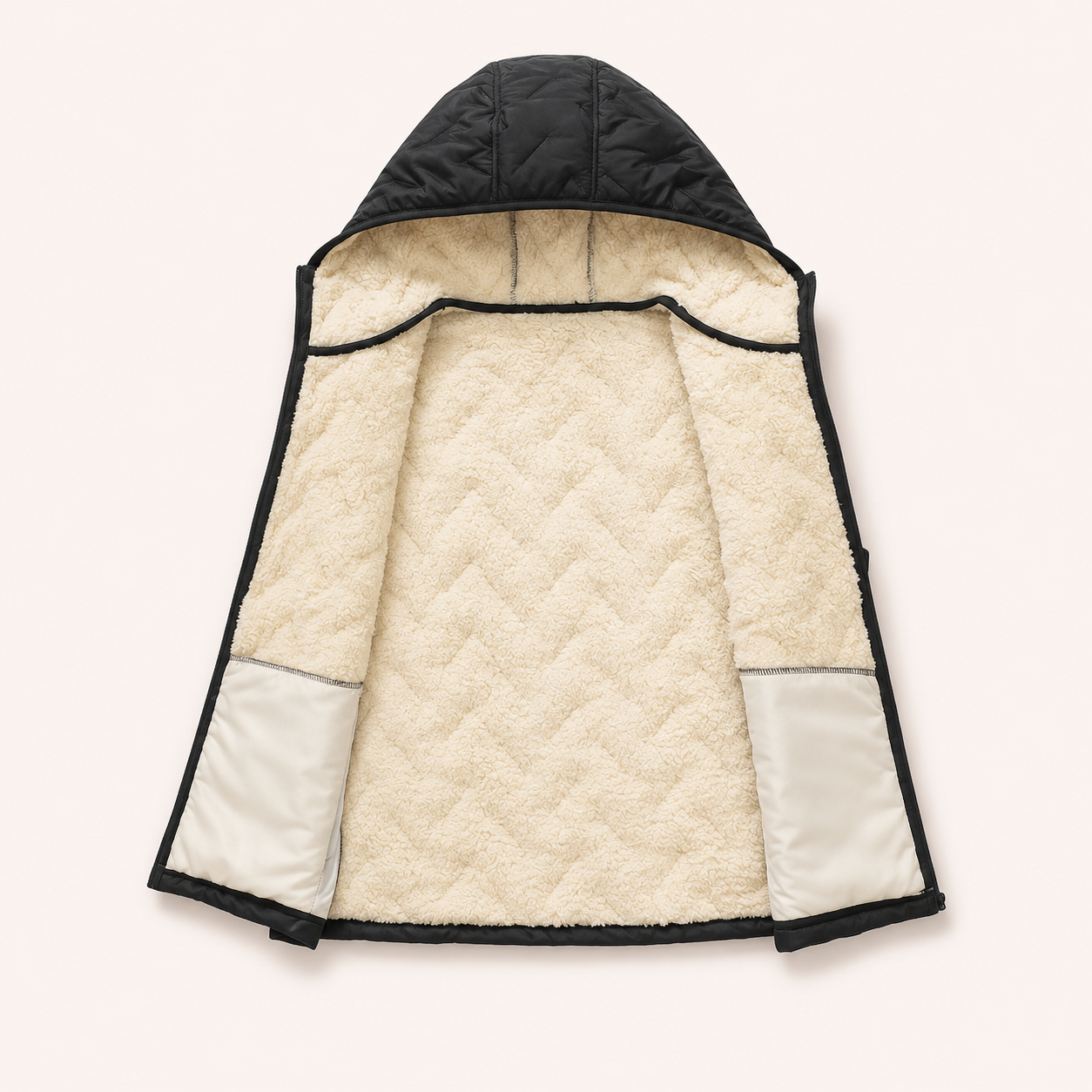 Colete Térmico Confort Size Premium - Fleece Quentinho com Zíper