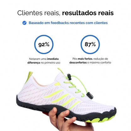 Sapato Tecnológico Terra Max - Conforto extremo, Ultra leve, Barefoot e Ortopédico