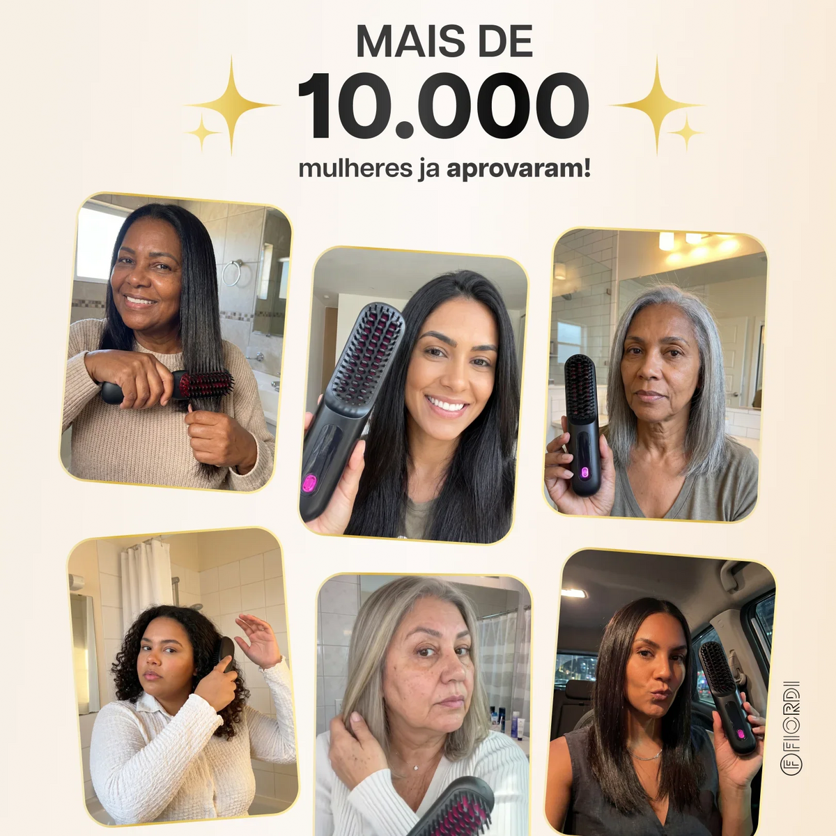 Escova Alisadora Portátil - BeautyMax Pro®