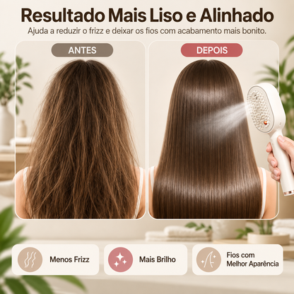 Escova Massageadora Elétrica 3 em 1