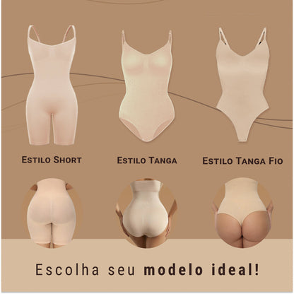 Body Modelador - Up Shaper - Compre 1 Leve 2 + Brinde Calcinha Modeladora (Short / Tanga)