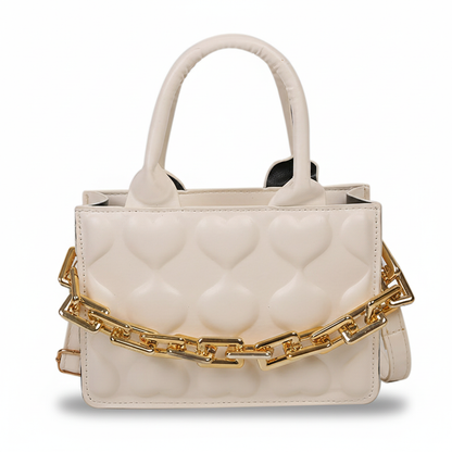 Bolsa de Ombro Quadrada - Hearts