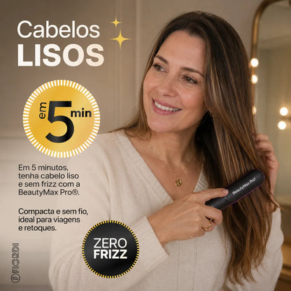Escova Alisadora Portátil - BeautyMax Pro®